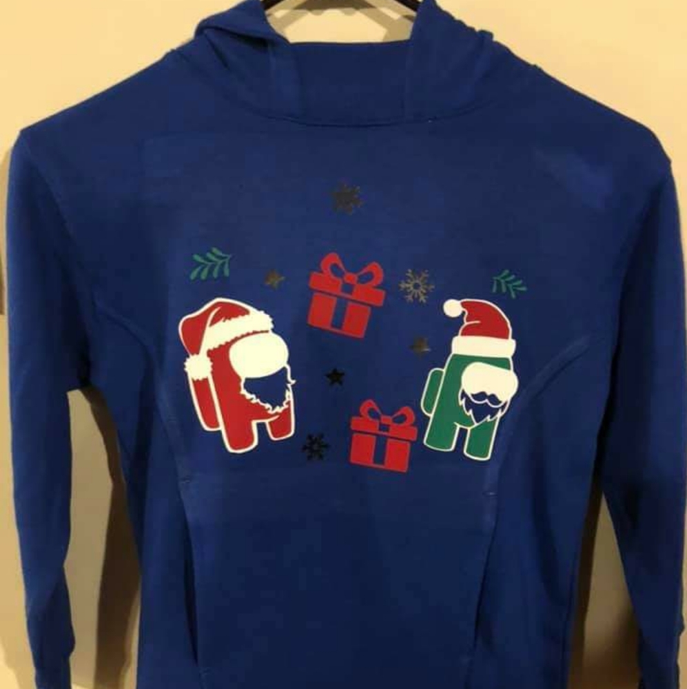 Among us Christmas  hoodie